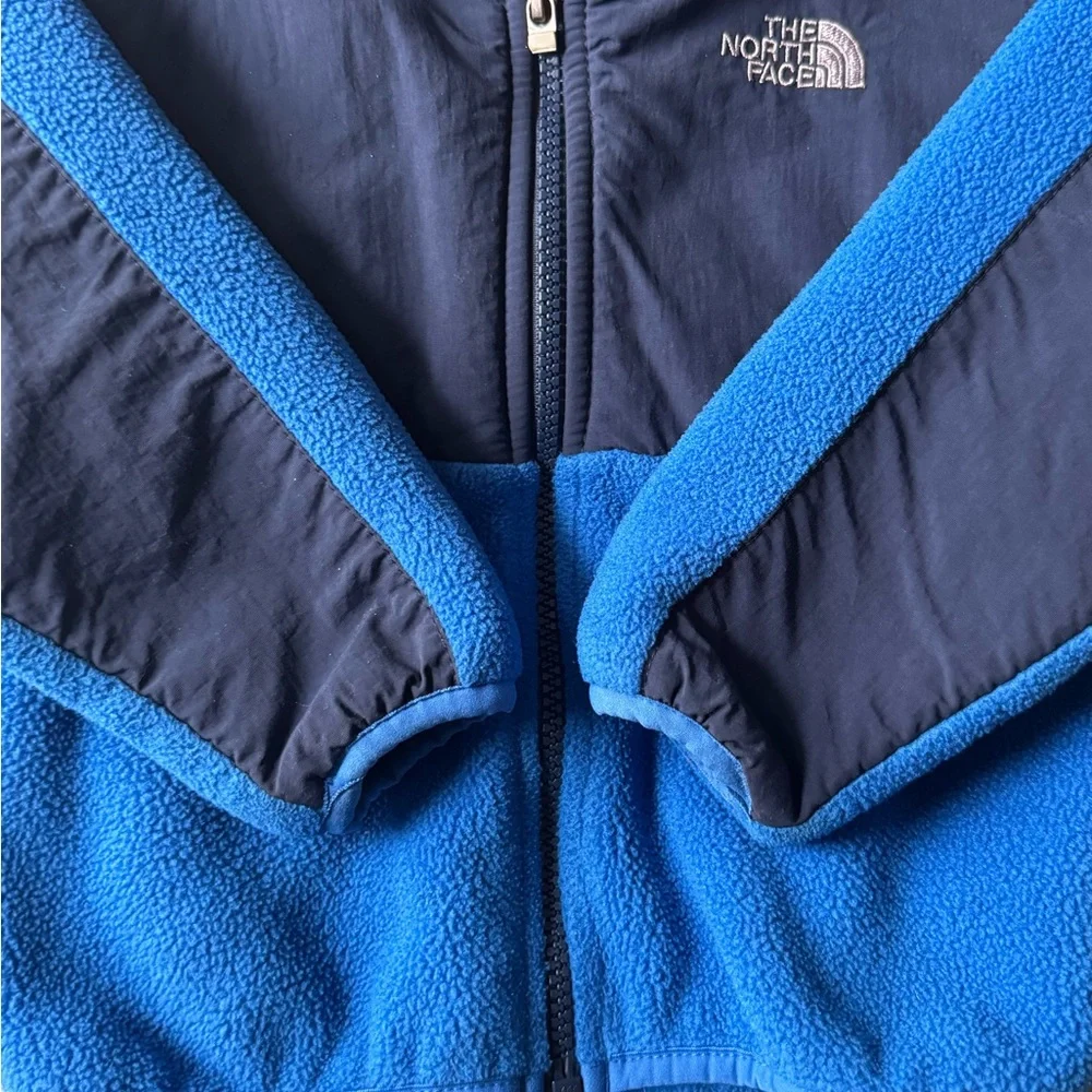 The‎ North Face Kids Blue and dark blue Puffer Jacket